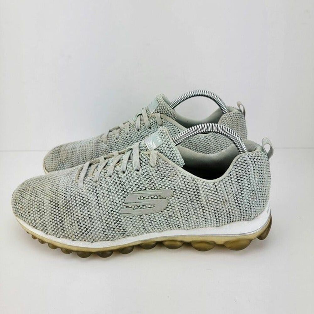 Skechers Womens Light Blue Size 10 Skech-Air Memory Foam Running Athletic Shoes